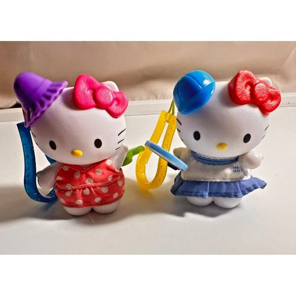 Sanrio 2000 Hello Kitty Beach & Tennis Figures Set